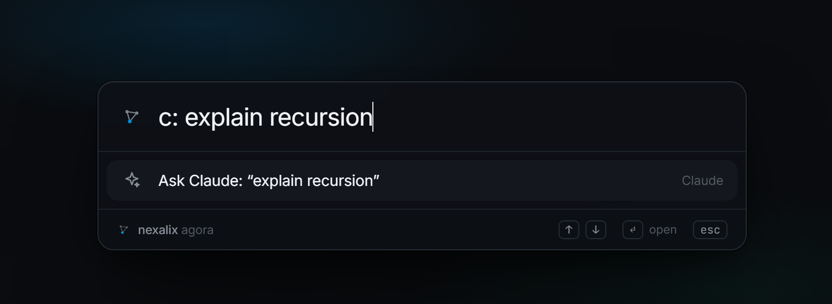 c: explain recursion